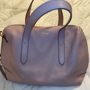 Fossil Sydney Satchel Dusty Pink